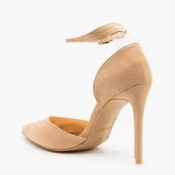Anne Michelle Nude D'Orsay Stiletto Heels