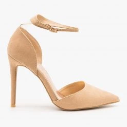Anne Michelle Nude D'Orsay Stiletto Heels