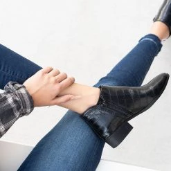 Bamboo Newest Arrivals Occasion Low Ankle Boots