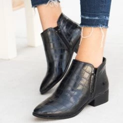 Bamboo Newest Arrivals Occasion Low Ankle Boots