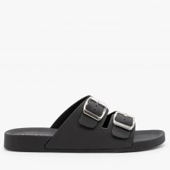Bamboo Shoes Opaque Double Buckle Jelly Slides 22 Bamboo Shoes Opaque Double Buckle Jelly Slides
