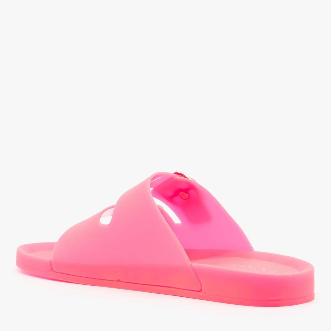 Bamboo Shoes Opaque Double Buckle Jelly Slides 6 Bamboo Shoes Opaque Double Buckle Jelly Slides