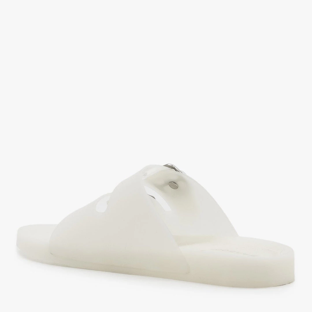 Bamboo Shoes Opaque Double Buckle Jelly Slides 9 Bamboo Shoes Opaque Double Buckle Jelly Slides