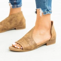 Mata Open-Toe Cutout Designer Flats Newest Arrivals 28 Mata Open-Toe Cutout Designer Flats Newest Arrivals