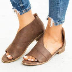 Mata Open-Toe Cutout Designer Flats Newest Arrivals 26 Mata Open-Toe Cutout Designer Flats Newest Arrivals