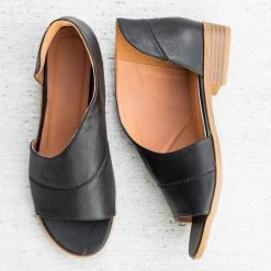 Mata Open-Toe Cutout Designer Flats Newest Arrivals 21 Mata Open-Toe Cutout Designer Flats Newest Arrivals