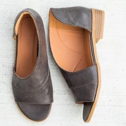 Mata Open-Toe Cutout Designer Flats Newest Arrivals 23 Mata Open-Toe Cutout Designer Flats Newest Arrivals