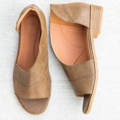 Mata Open-Toe Cutout Designer Flats Newest Arrivals 19 Mata Open-Toe Cutout Designer Flats Newest Arrivals