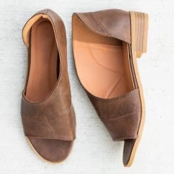 Mata Open-Toe Cutout Designer Flats Newest Arrivals 18 Mata Open-Toe Cutout Designer Flats Newest Arrivals