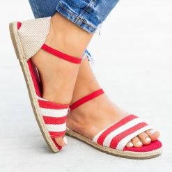 Bamboo Shoes Open-Toe D'Orsay Espadrille Flats Newest Arrivals