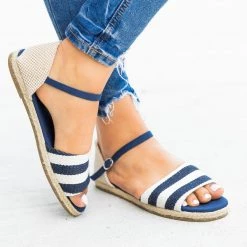 Bamboo Shoes Open-Toe D'Orsay Espadrille Flats Newest Arrivals