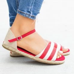 Bamboo Shoes Open-Toe D'Orsay Espadrille Flats Newest Arrivals