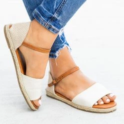 Bamboo Shoes Open-Toe D'Orsay Espadrille Flats Newest Arrivals