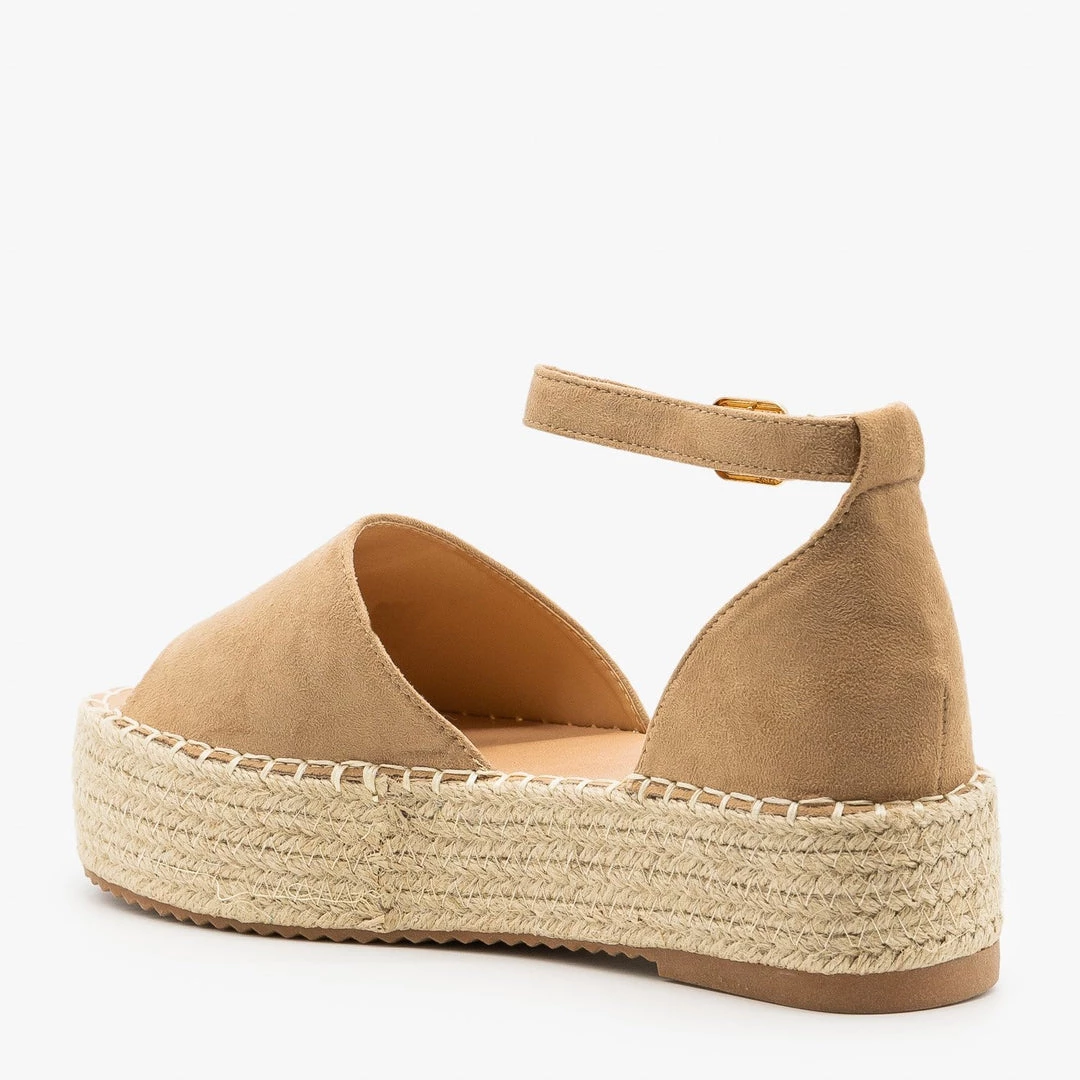 Pazzle Open-Toe Espadrille Flatform Sandals Newest Arrivals 3 Pazzle Open-Toe Espadrille Flatform Sandals Newest Arrivals