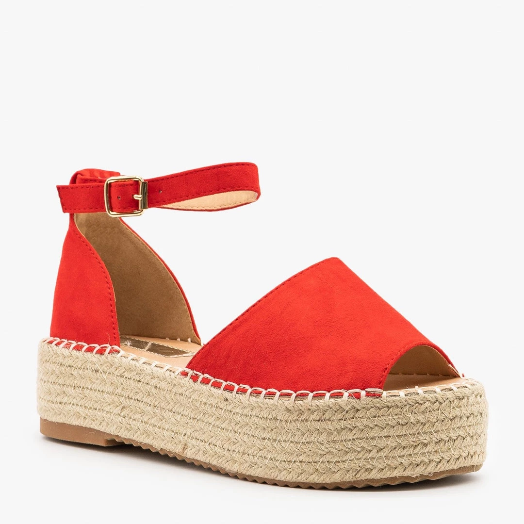 Pazzle Open-Toe Espadrille Flatform Sandals Newest Arrivals 5 Pazzle Open-Toe Espadrille Flatform Sandals Newest Arrivals