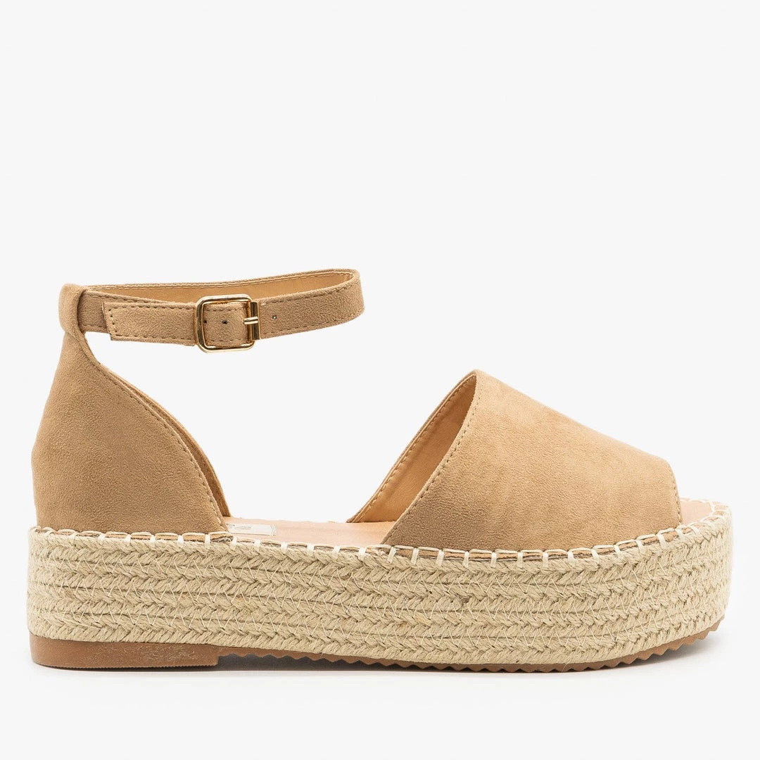 Pazzle Open-Toe Espadrille Flatform Sandals Newest Arrivals 1 Pazzle Open-Toe Espadrille Flatform Sandals Newest Arrivals