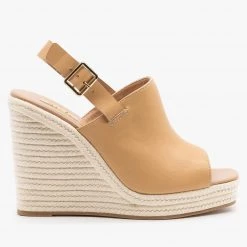Qupid Shoes Newest Arrivals Open Toe Espadrille Wedges