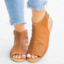 Qupid Shoes Newest Arrivals Open-Toe Mule Sandals