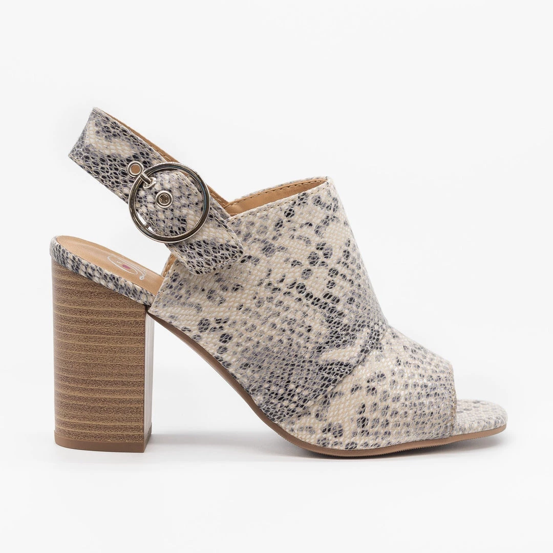 Delicious Shoes Newest Arrivals Open-Toe Slingback Mule Heels FINAL SALE 3 Delicious Shoes Newest Arrivals Open-Toe Slingback Mule Heels FINAL SALE