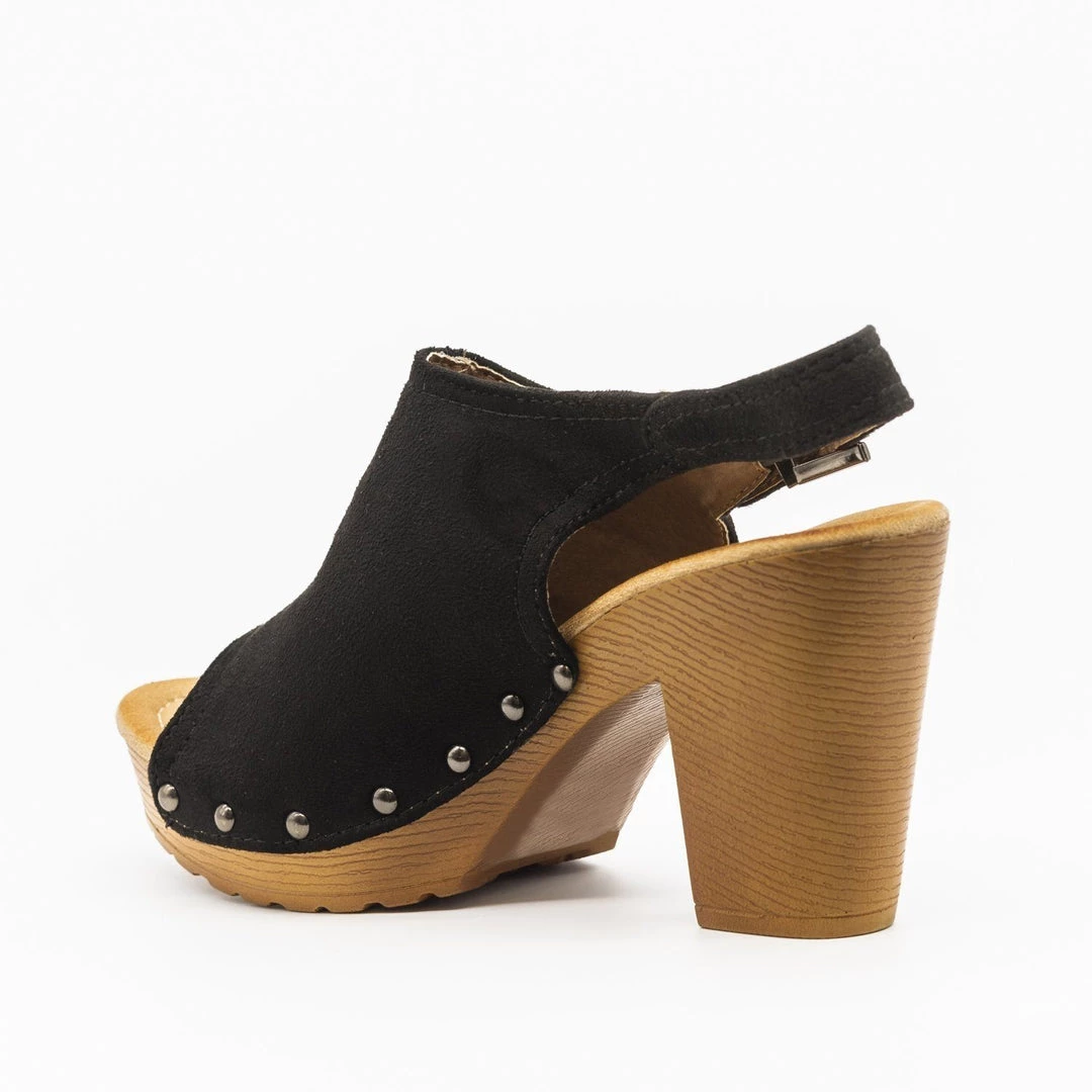 Nature Breeze Open-Toe Faux Wooden Clog Heels Newest Arrivals 6 Nature Breeze Open-Toe Faux Wooden Clog Heels Newest Arrivals