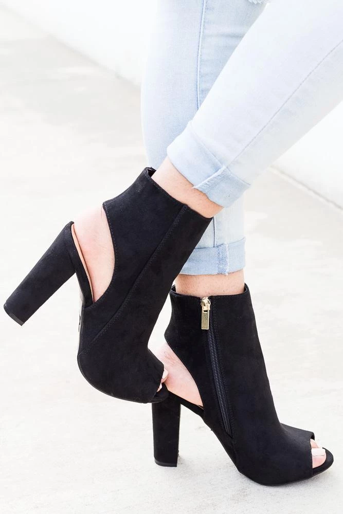 Bamboo Shoes Open-Toed Fashionista Bootie Heels Newest Arrivals 6 Bamboo Shoes Open-Toed Fashionista Bootie Heels Newest Arrivals