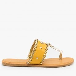 Bamboo Shoes Newest Arrivals Ornate Toe Hold Sandals