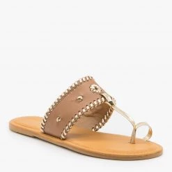 Bamboo Shoes Newest Arrivals Ornate Toe Hold Sandals