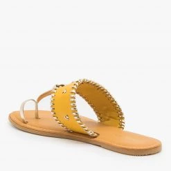 Bamboo Shoes Newest Arrivals Ornate Toe Hold Sandals
