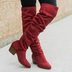 Qupid Shoes Newest Arrivals Over The Knee Slouchy Boots