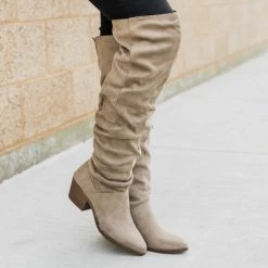Qupid Shoes Newest Arrivals Over The Knee Slouchy Boots