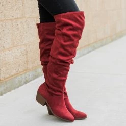 Qupid Shoes Newest Arrivals Over The Knee Slouchy Boots