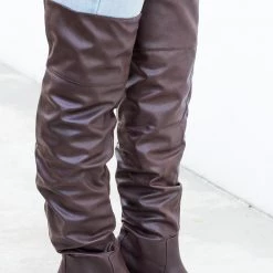 Soda Shoes Over The Knee Slouchy Boots