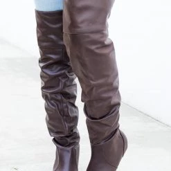 Soda Shoes Over The Knee Slouchy Boots