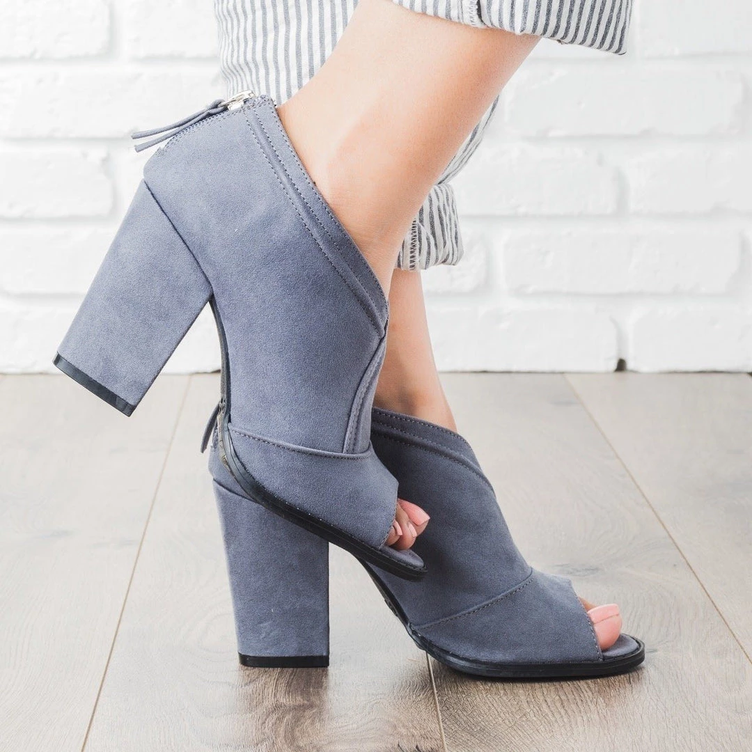 Qupid Shoes Newest Arrivals Overlap Peep Toe Heel Booties 7 Qupid Shoes Newest Arrivals Overlap Peep Toe Heel Booties