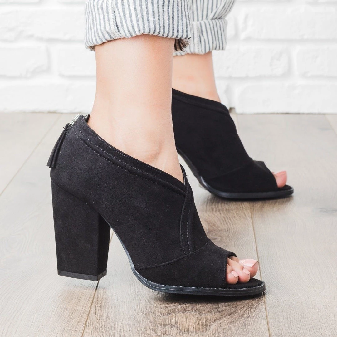 Qupid Shoes Newest Arrivals Overlap Peep Toe Heel Booties 6 Qupid Shoes Newest Arrivals Overlap Peep Toe Heel Booties