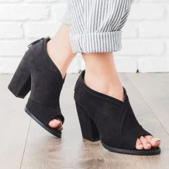 Qupid Shoes Newest Arrivals Overlap Peep Toe Heel Booties 11 Qupid Shoes Newest Arrivals Overlap Peep Toe Heel Booties