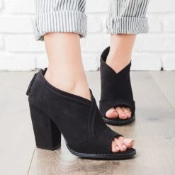 Qupid Shoes Newest Arrivals Overlap Peep Toe Heel Booties 17 Qupid Shoes Newest Arrivals Overlap Peep Toe Heel Booties