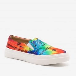 Mata Rainbow Tie-Dye Bandana Sneakers