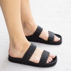 Bamboo Pastel Braided Slides