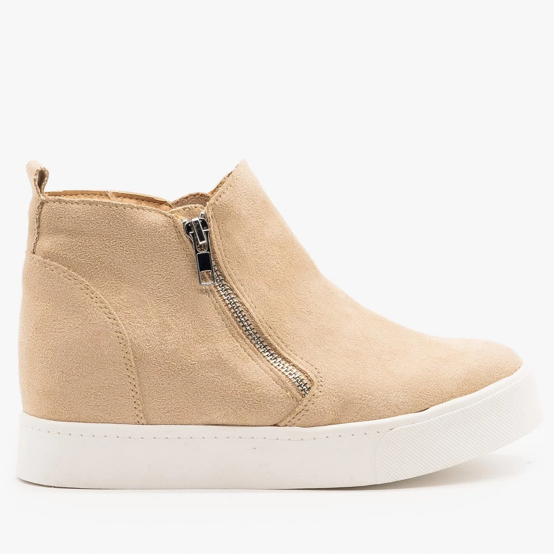 Soda Shoes Pastel Zippered Wedge Fashion Sneakers Newest Arrivals 1 Soda Shoes Pastel Zippered Wedge Fashion Sneakers Newest Arrivals