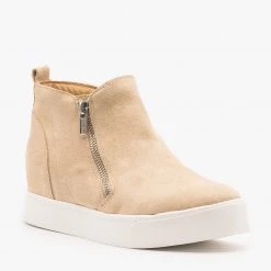 Soda Shoes Pastel Zippered Wedge Fashion Sneakers Newest Arrivals 11 Soda Shoes Pastel Zippered Wedge Fashion Sneakers Newest Arrivals