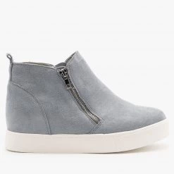 Soda Shoes Pastel Zippered Wedge Fashion Sneakers Newest Arrivals 15 Soda Shoes Pastel Zippered Wedge Fashion Sneakers Newest Arrivals