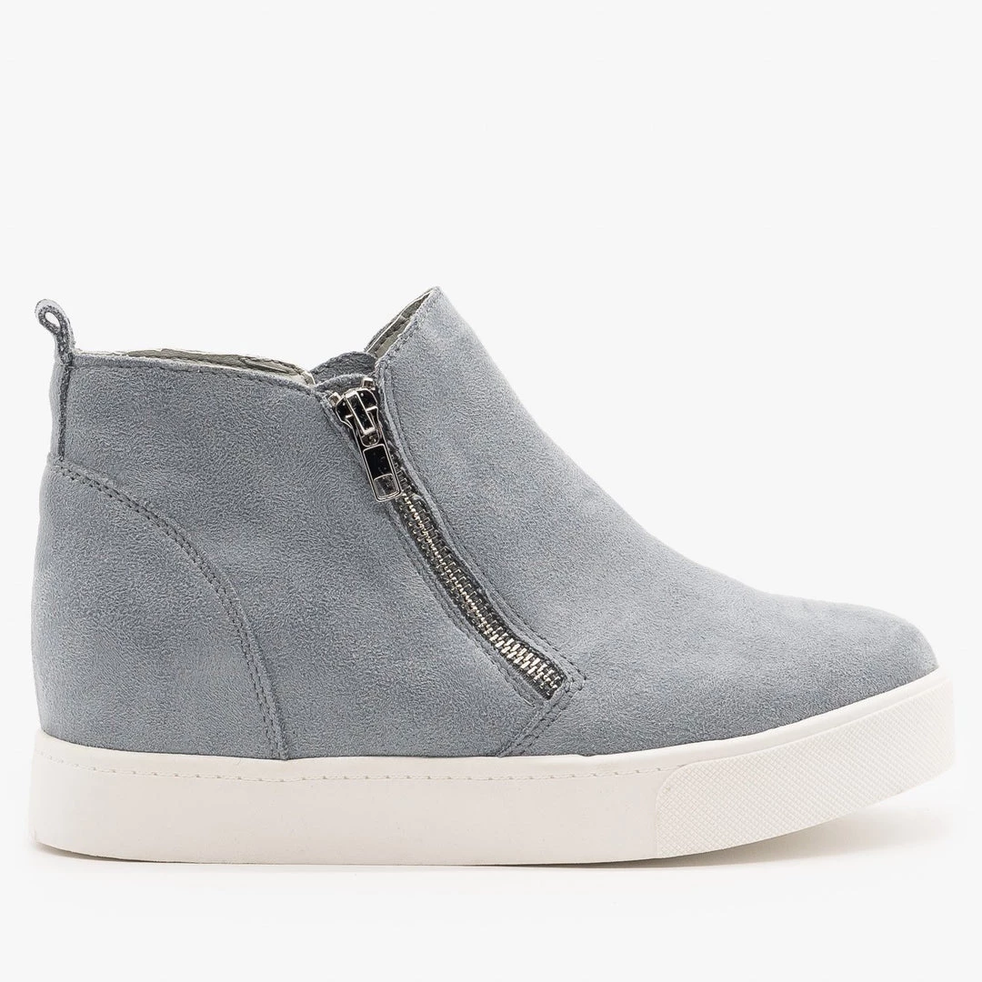 Soda Shoes Pastel Zippered Wedge Fashion Sneakers Newest Arrivals 7 Soda Shoes Pastel Zippered Wedge Fashion Sneakers Newest Arrivals