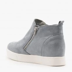 Soda Shoes Pastel Zippered Wedge Fashion Sneakers Newest Arrivals 16 Soda Shoes Pastel Zippered Wedge Fashion Sneakers Newest Arrivals