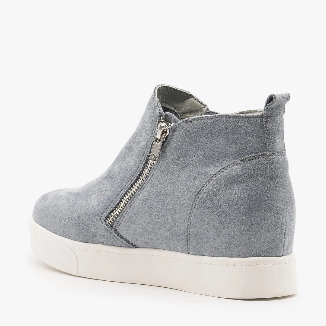 Soda Shoes Pastel Zippered Wedge Fashion Sneakers Newest Arrivals 8 Soda Shoes Pastel Zippered Wedge Fashion Sneakers Newest Arrivals