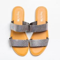 Sunny Feet Patent Summer Slides