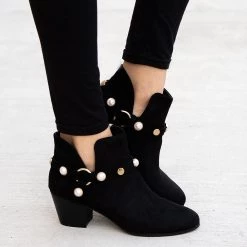 Forever Newest Arrivals Pearlescent Decor Bootie