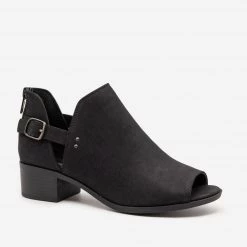 Soda Shoes Newest Arrivals Peep Toe Cut Out Booties