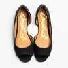 Qupid Shoes Newest Arrivals Peep Toe D'orsay Flats