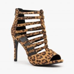 Delicious Shoes Newest Arrivals Peep Toe Gladiator Heels